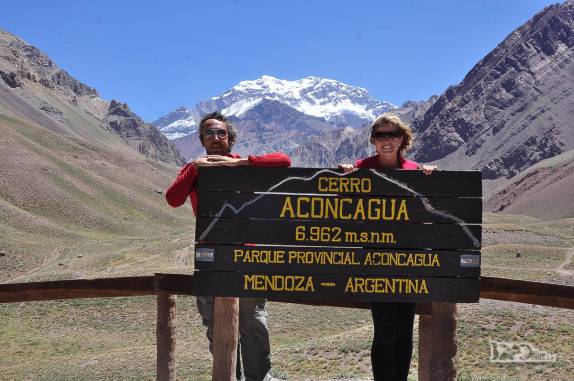 De volta ao belíssimo mirante na área da Laguna Horcones e a caminho da base da maior montanhas das Américas, o Aconcágua, na região de Mendoza, a oeste da Argentina
